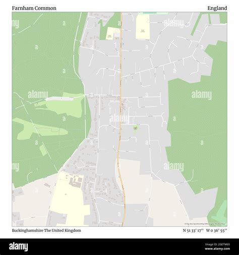 Farnham common map hi-res stock photography and images - Alamy