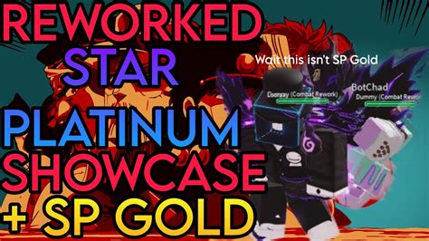 Aut Reworked Star Platinum Showcase Sp Gold Youtube