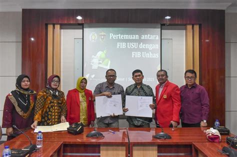 Rombongan Fib Usu Berkunjung Ke Fib Unhas Untuk Menjalin Kerjasama