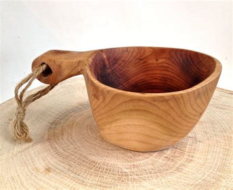 Traditional Wooden Cup Kuksa Hand Carved Cup Wooden Cup Primitive