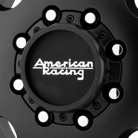 American Racing Black Center Caps Bolt On Dually For L Ar Baja