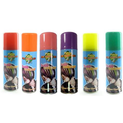 Details About Wash Out Temporary Coloured Hair Spray High Quality