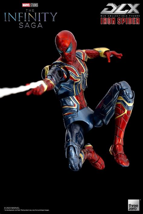 Threezero Infinity Saga Dlx Spider Man Iron Spider 112 Scale Figure