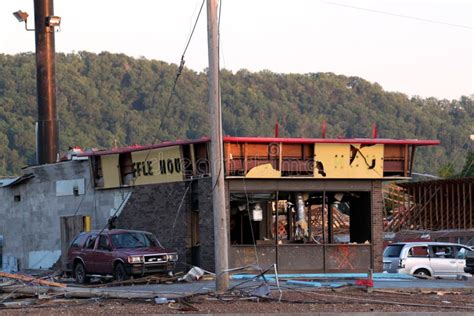 Ringgold Georgia Tornado Damage Editorial Photography - Image of ...