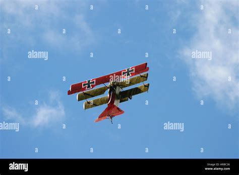 German Fokker Dr Wwi Fighter Triplane Stock Photo Alamy