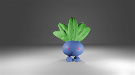 Descargar Archivo 3D Gratis Pokemon Oddish 043 Modelo Para La