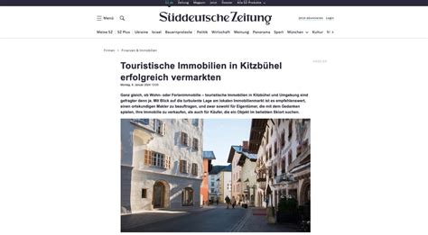 Immobilien in Kitzbühel erfolgreich vermarkten Immobilien