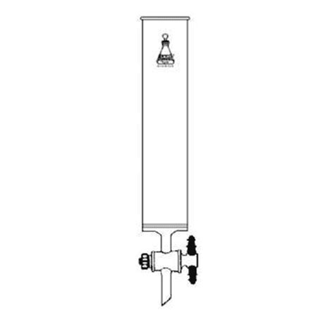 Column Chromatography Ptfe Stopcock And Fritted Disc Column I D