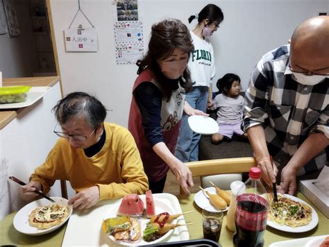 桜🌸お好み焼きパーティー② 宮代町の障がい者グループホーム『じゅれー』