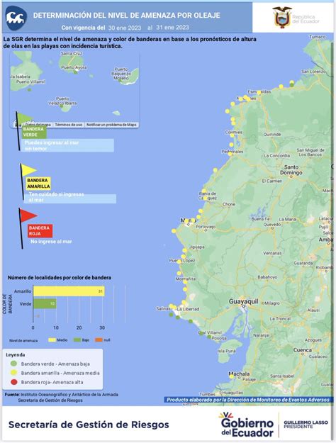 Riesgos Ecuador on Twitter Pronóstico de oleaje en las playas