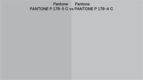 Pantone P 179 5 C Vs Pantone P 179 4 C Side By Side Comparison