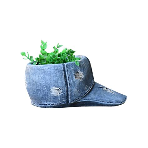 Denim Clothes Flower Pots Decoration Resin Flower Vicedeal