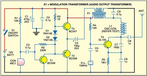 Am Transmitter Circuit Diagram Wiring Diagram And Schematics