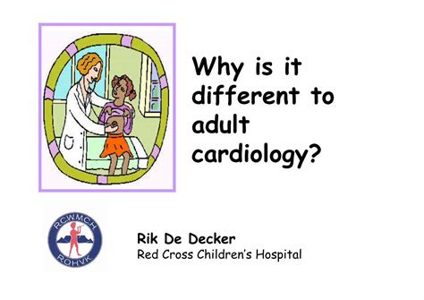 Pdf What Is Why Is It Paediatric Different To Adult Cardiology · Different To Adult