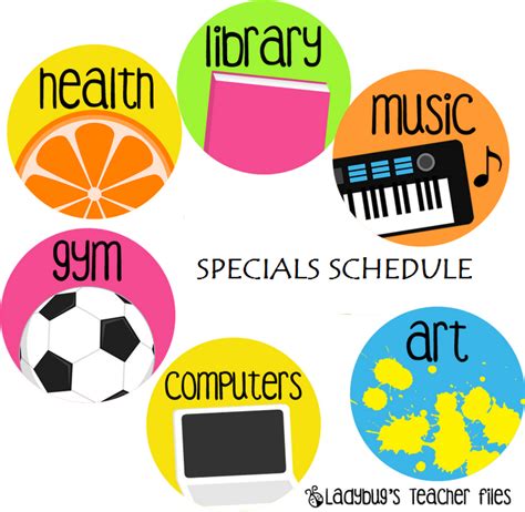 Classroom Schedule Clip Art