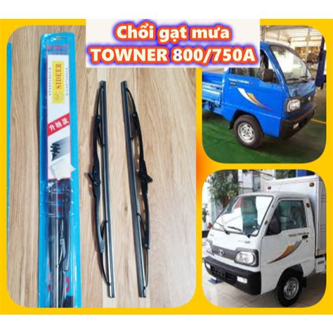 Chổi gạt mưa xe tải THACO TOWNER 750A 800A gọng sắt loại tốt giá 1