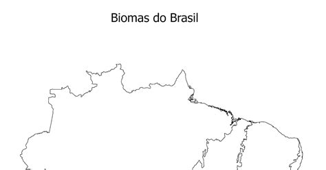 Mapas Biomas Brasileiros Para Colorir Edukita