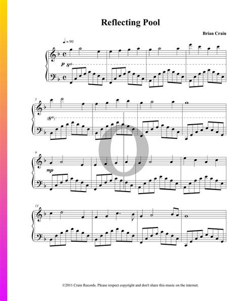in the pool piano sheet music 6
