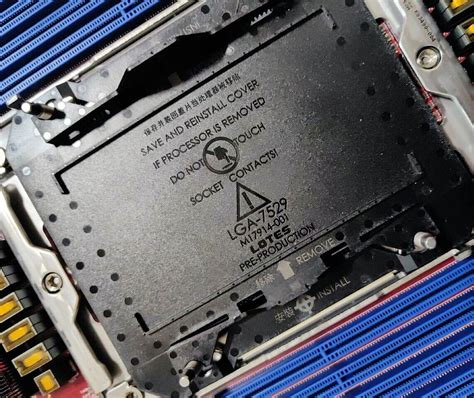 Intel Lga Socket For Sierra Forest Xeon Processors Pictured