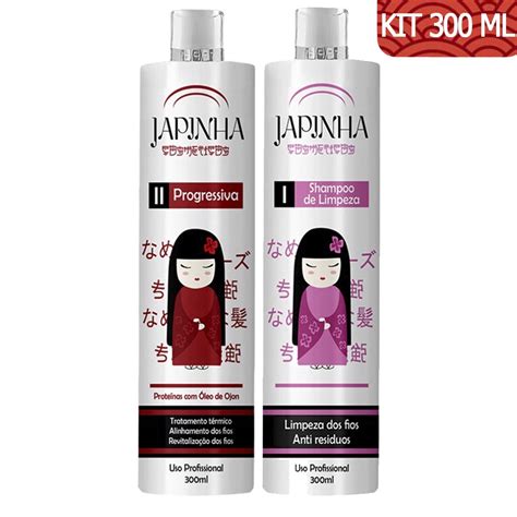 Kit Progressiva Japinha Liso Extremo Formol 300 Ml Submarino