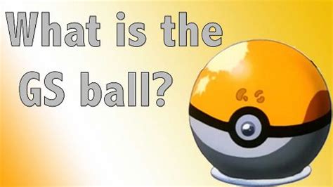 Gs ball | Wiki | Pokémon Amino