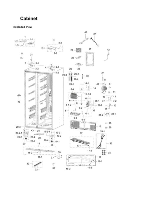 Samsung Rsg307aabpxaa 00 Side By Side Refrigerator Partswarehouse