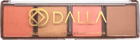 Paleta De Maquiagem Dalla Makeup Nude Beleza Na Web