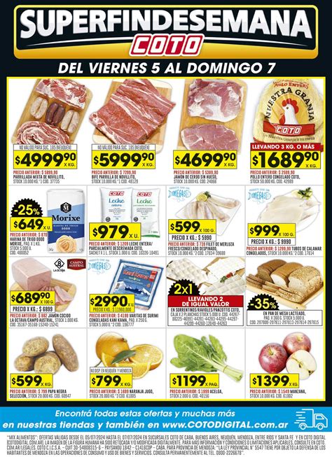 Ofertas Coto Super Fin De Semana Del Al De Julio Cazaofertas