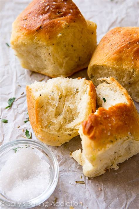 Sea Salt Herb Skillet Rolls Sallys Baking Addiction