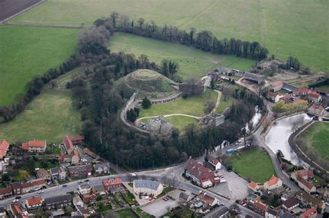 Tickhill Castle - aerialphoto