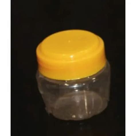 Neelkanth Enterprise Yellow And Transparent Ml Pet Plastic Ghee Jar