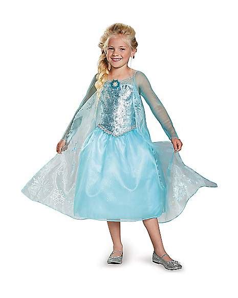 Kids Elsa Costume Deluxe Frozen