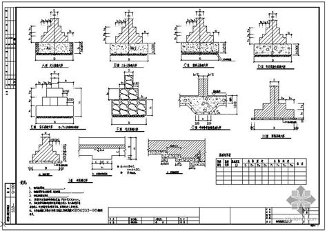 某砌体结构刚性基础大样节点构造详图 混凝土节点详图 筑龙结构设计论坛
