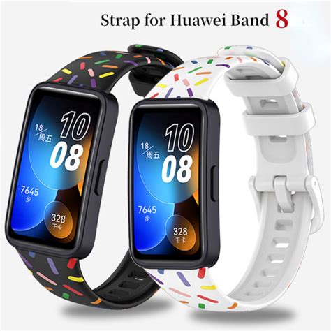 Rainbow Silicone Strap For Huawei Band Strap Silicone Smartwatch