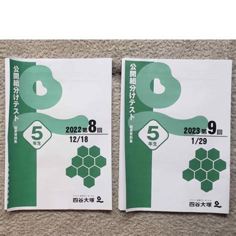 【最新】四谷大塚 5年生 組分け 第8回 ・ 第9回 結果資料集 すべて セットの通販 By Sachis Shop｜ラクマ