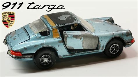 Porsche 911 S Targa Corgi Renowacja Nr 382 Zabawka Model Odlewany