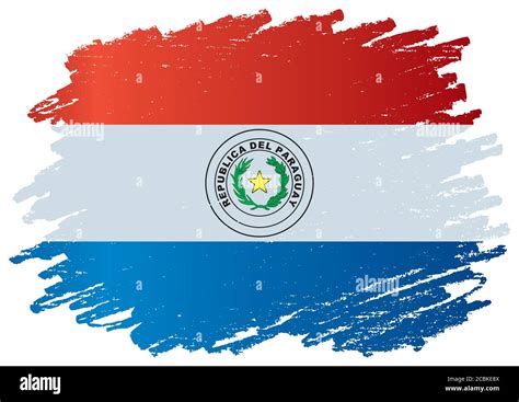 Flag Of Paraguay Republic Of Paraguay Template For Award Design An