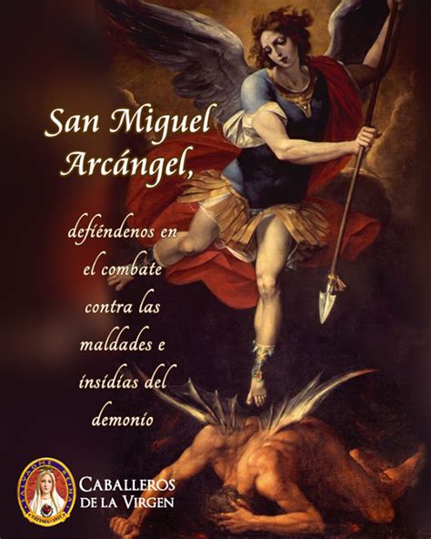 Caballeros De La Virgen Oraci N A San Miguel Arc Ngel Para Pedir