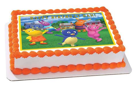 Backyardigans Edible Cake Topper Or Cupcake Topper Edible Cake