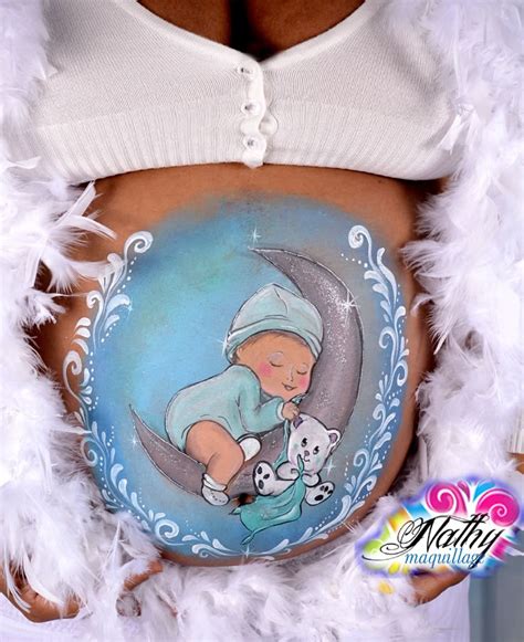 Pin De Charlene Green Em Belly Art For Amber Pintura De Barriga De