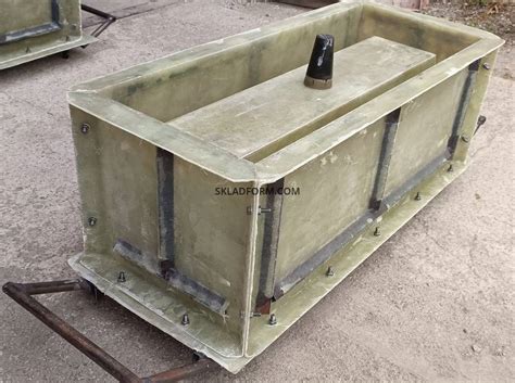 Форма Бетонного Вазона Прямоугольная Стеклопластиковая