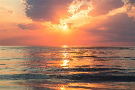 3440x1440 Sea Under Clouds Golden Hour 5k Ultrawide Quad Hd 1440p Hd 4k Wallpapersimages