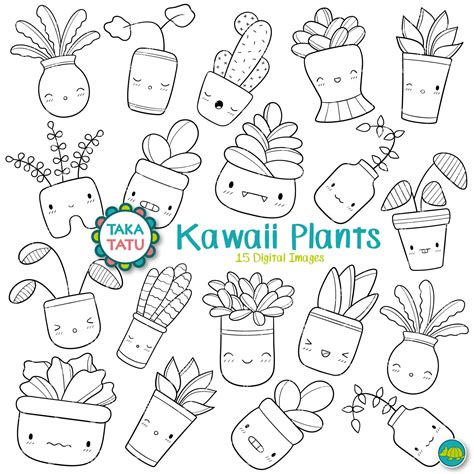 Cute Kawaii Plants