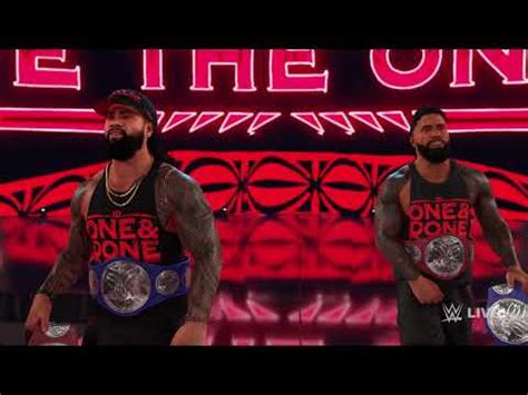 WWE 2K23 PS5 Entrances The Usos Double Title Entrance YouTube