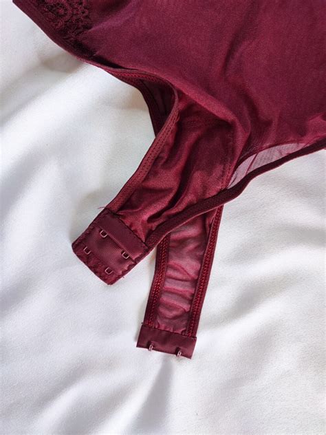 Body Hermione Vinho Voluphia Lingerie Sensual Em Bras Lia