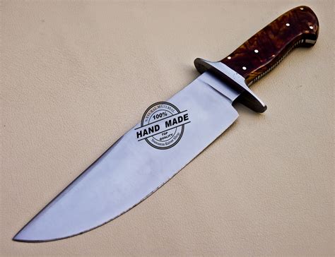 Bowie Knife Custom Handmade Stainless Steel Hunting Knife