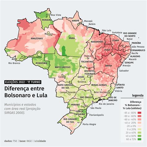 Mapas Eleitorais Mostram Vit Rias De Lula E Bolsonaro Mas Escondem