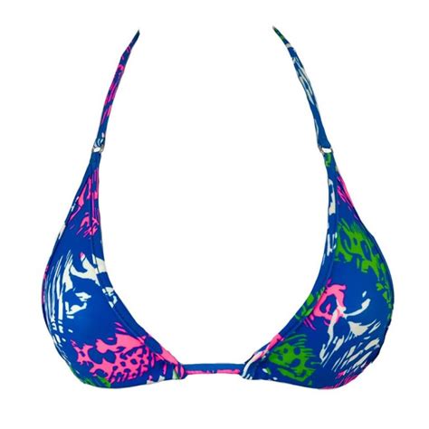 Jungle Feathers Mini Bikini Top Micro Gigi