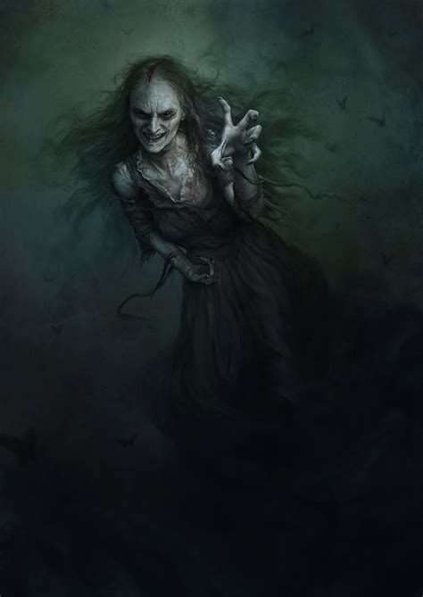 Avghost Witch By Jarrodowen Dark Fantasy Art Scary Art Horror Art