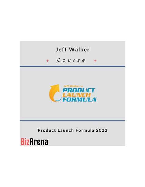 Jeff Walker Product Launch Formula